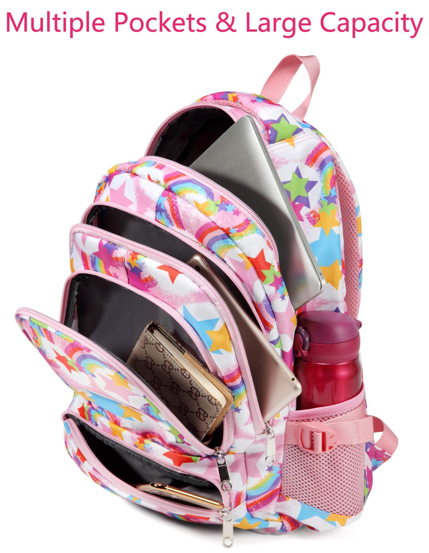 BLUEFAIRY 17" Kids Backpack for Boys