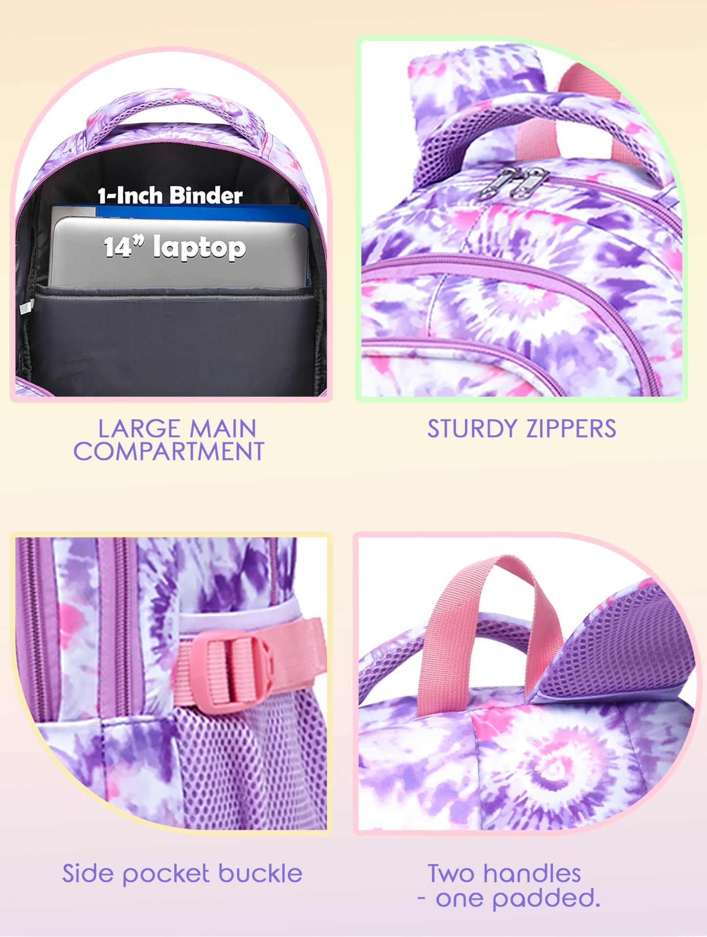 BLUEFAIRY Kids Backpack