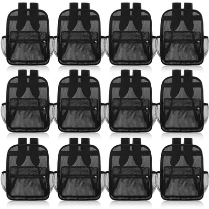 Amylove 17" Mesh Backpack – 48 Pack, Colorful
