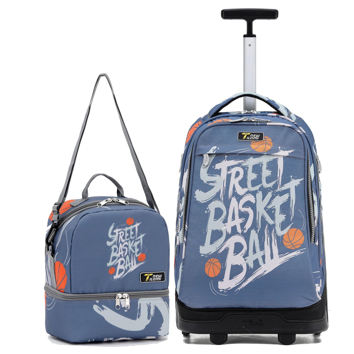 NEW TILAMI 19" Rolling Backpack for kids, Adjustable Laptop Backpack