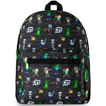 Minecraft Kids & Teens Backpack, Black