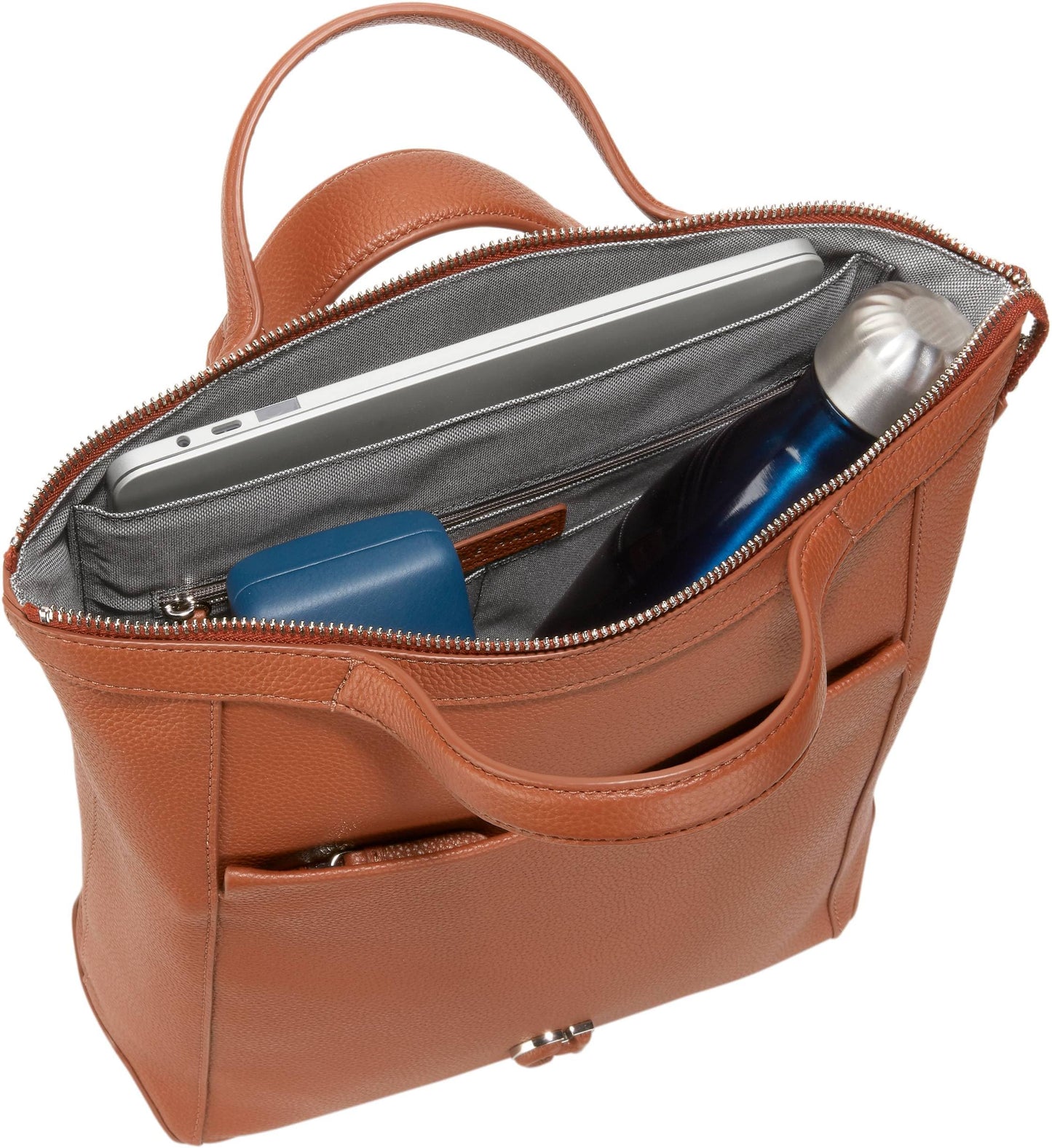 Cole Haan Convertible Backpack, Dark Cuoio/Ivory/Biscuit/Mahogany