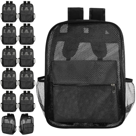 Amylove 17" Mesh Backpack – 48 Pack, Colorful