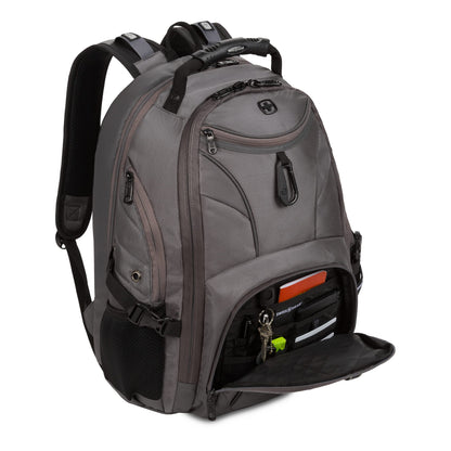 SwissGear 1900 ScanSmart TSA Laptop Backpack, 17" Black