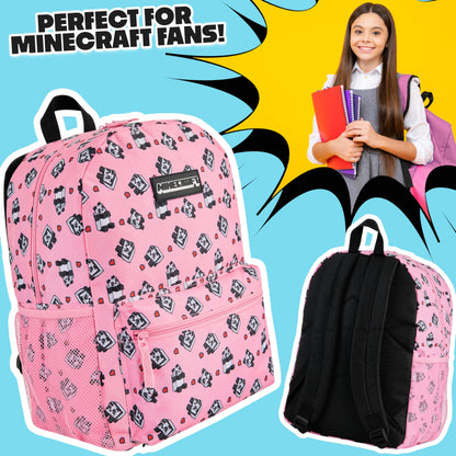 Minecraft Kids & Teens Backpack, Black