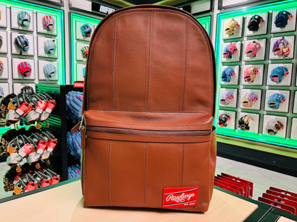 Rawlings Heritage 1887 Men's Leather Backpack, Brown