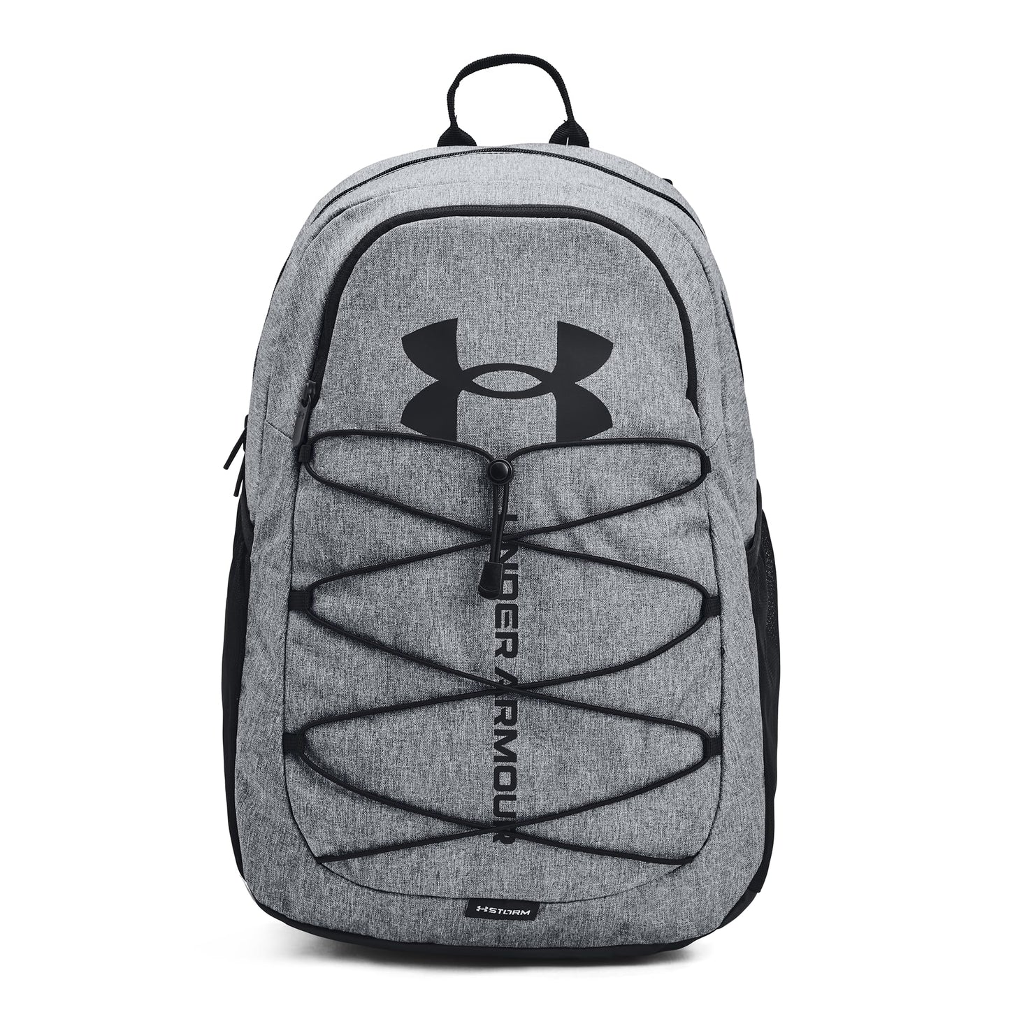 Under Armour Hustle Sport Backpack, Black/Silver
