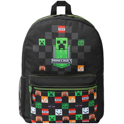 Minecraft Kids & Teens Backpack, Black