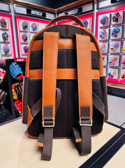 Rawlings Heritage 1887 Men's Leather Backpack, Brown