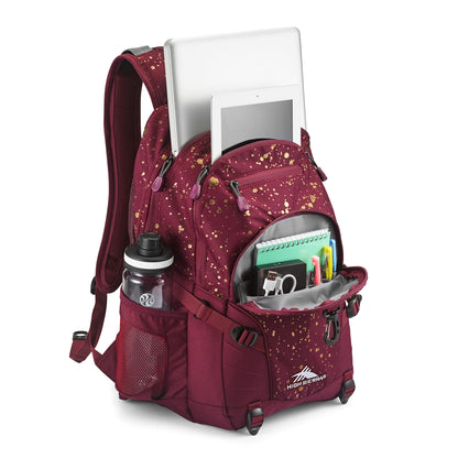 High Sierra Loop Backpack with Tablet Sleeve, Black