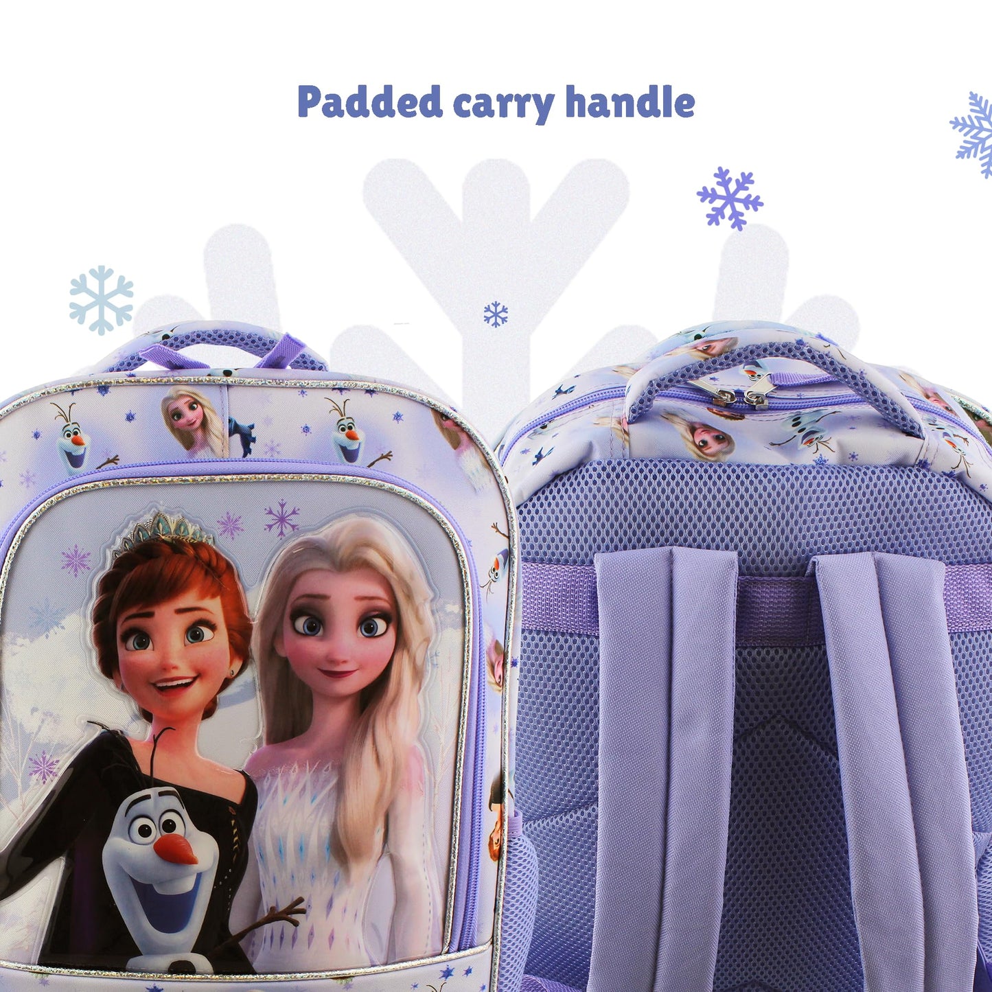 Disney Frozen 'On the Journey' 16 inch Backpack (Purple, One Size)