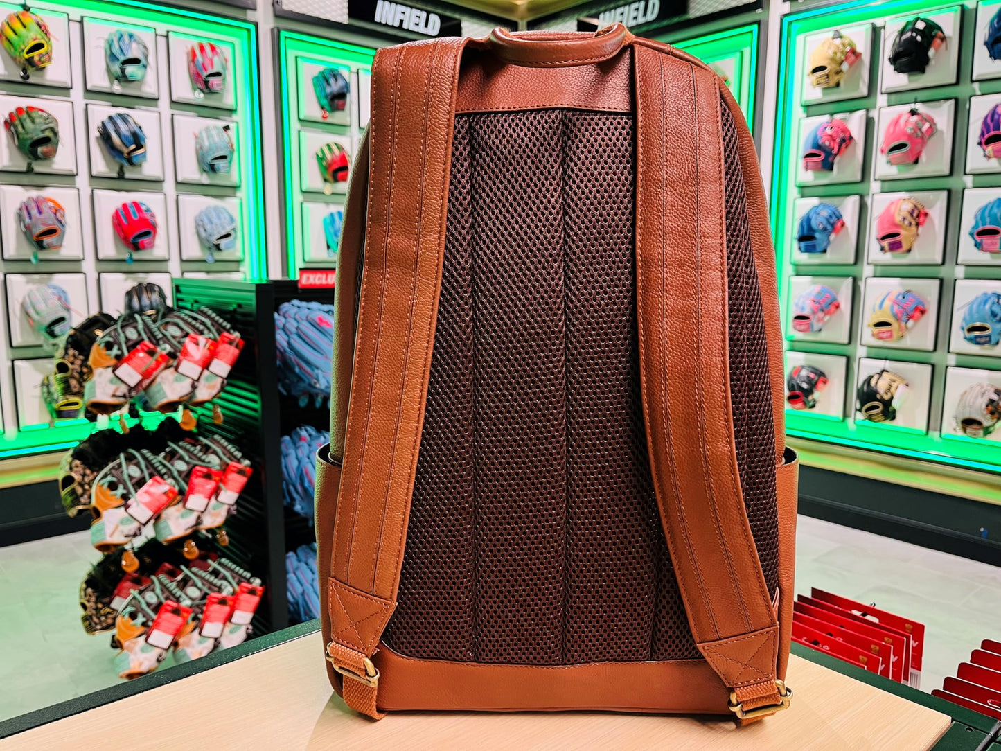 Rawlings Heritage 1887 Men's Leather Backpack, Brown
