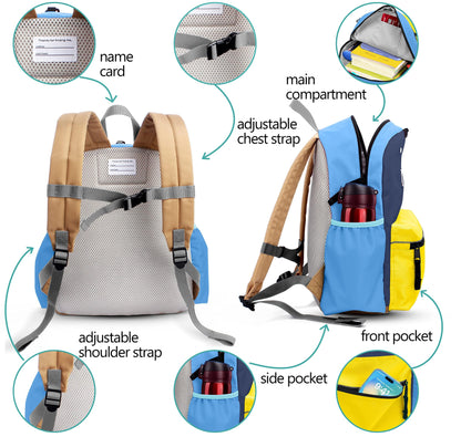 Kids' Toddler Backpack for School, Ages 3-5