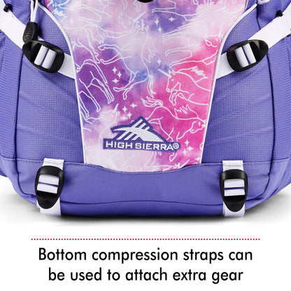 High Sierra Loop Backpack with Tablet Sleeve, Black