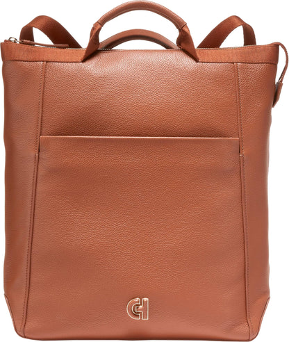 Cole Haan Convertible Backpack, Dark Cuoio/Ivory/Biscuit/Mahogany