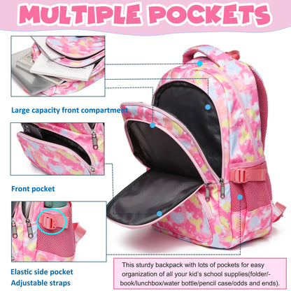BLUEFAIRY 17" Kids Backpack for Boys
