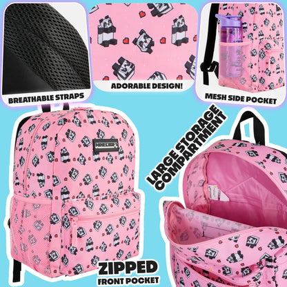 Minecraft Kids & Teens Backpack, Black